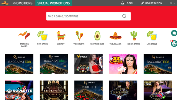 online casino La Fiesta