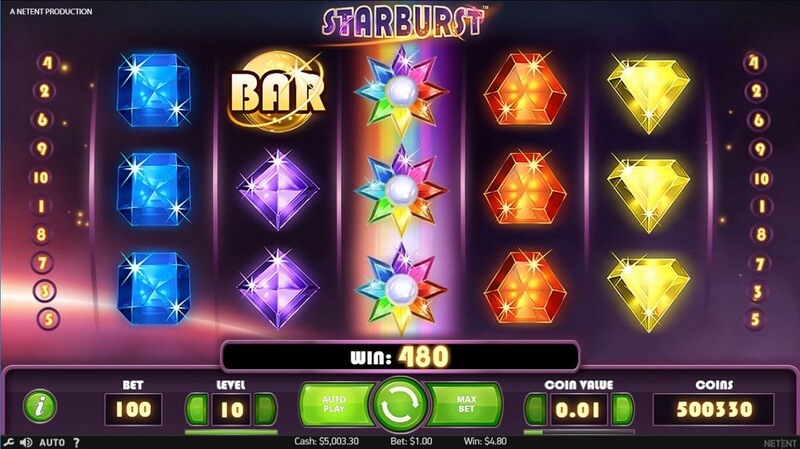 Free spiny na automat Starburst